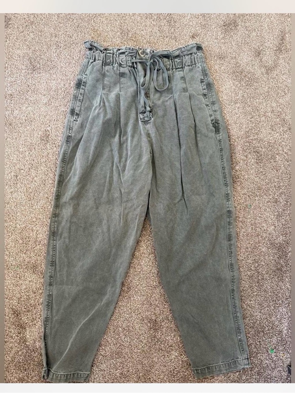 Free People Margate Pleated Trouser Size Medium - Picture 3 of 6
